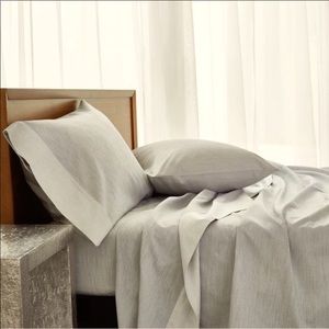 🛏Michael Aram🛏NWT Queen Striated Band Flat Sheet